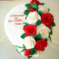 Торт "Розы"